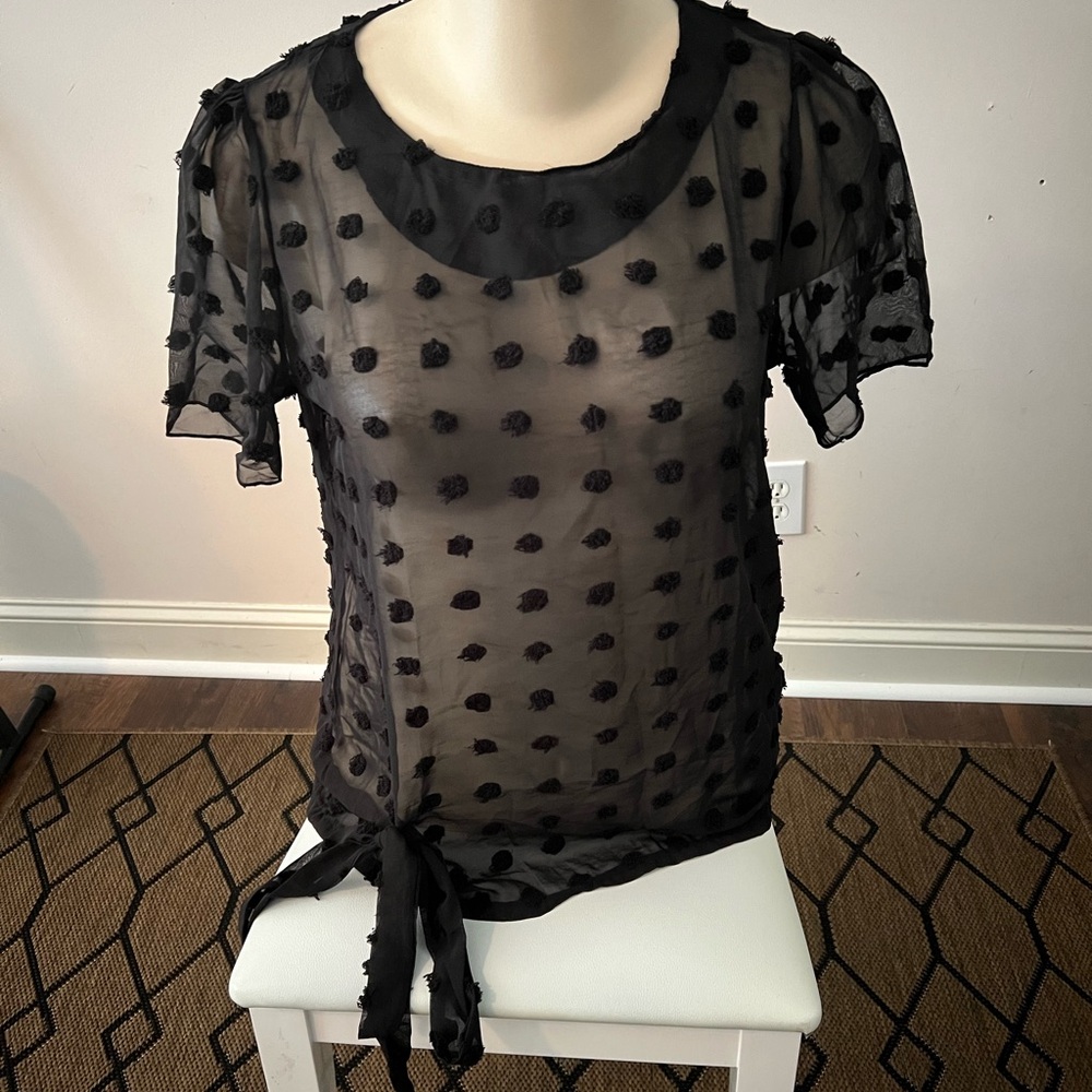 Sheer XL black top